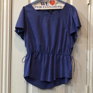 Express blue blouse